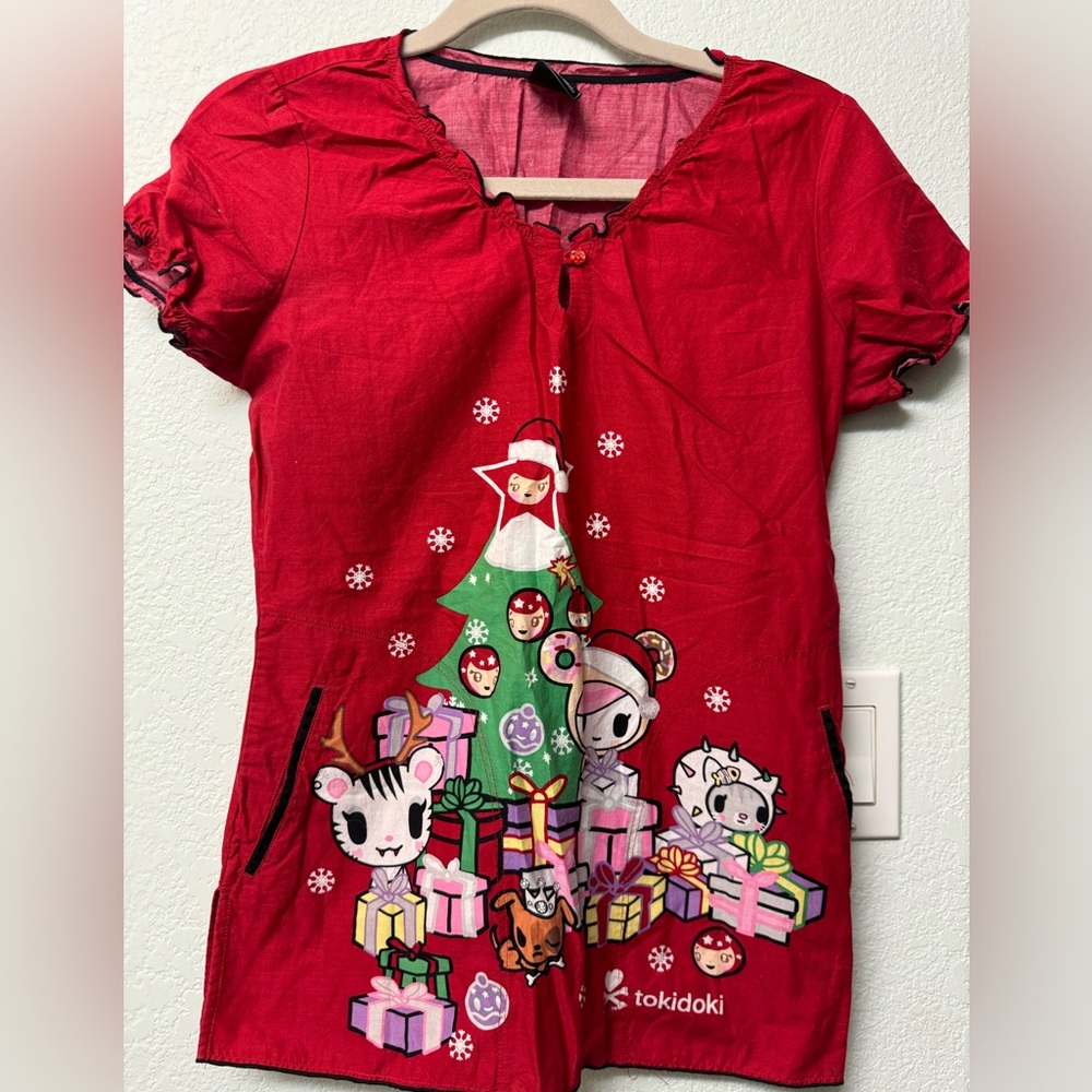 Tokidoki x Koi Scrub Top